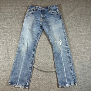 Levis 517 Boot Cut Jeans Mens 30x30 Fits 30x29 Distressed Denim Faded Y2K